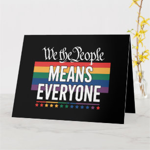Wir das Volk bedeutet jeden US-Verfassung LGBT Karte