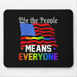Wir, das Volk, bedeutet jeden Verfassungszusatz de Mousepad
