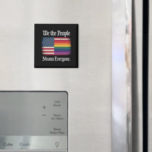 Wir das Volk bedeutet jeder USA LGBT Gleichheit  Magnet