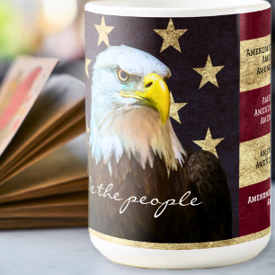 Wir das Volk Bill of Rights Flag Weißkopfseeadler  Kaffeetasse