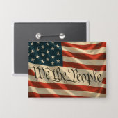 Wir, das Volk-Button Button (Vorderseite/Rückseite)