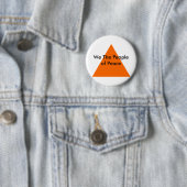 Wir, das Volk des Friedens, das MUSEUM Zazzle Gesc Button (Beispiel)
