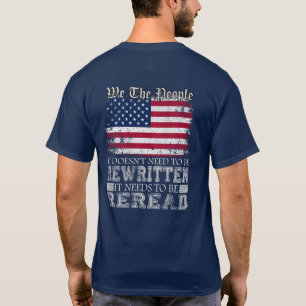 Wir das Volk Flagge Es muss nicht umgeschrieben we T-Shirt