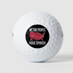 Wir, das Volk, haben die Karte der Wahl 2024 gespr Golfball