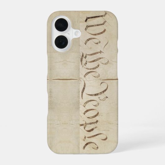 Wir, das Volk iPhone 16 Hülle (Rückseite)