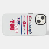 Wir, das Volk iPhone Hülle (Rückseite (Horizontal))