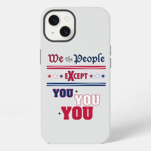 Wir, das Volk iPhone Hülle (Rückseite)