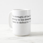 Wir Das Volk Kaffeetasse (Vorderseite Links)
