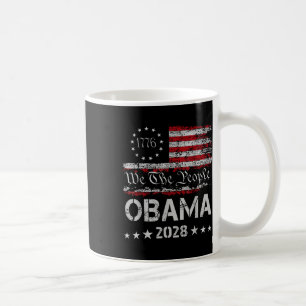 Wir Das Volk Obama Präsident 2028 Vintage Us Flagg Kaffeetasse