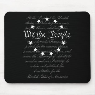 Wir, das Volk Präambel der US-Verfassung 4. Juli Mousepad