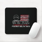 Wir das Volk Taco Foxtrot Delta Taco 1 Mousepad (Mit Mouse)