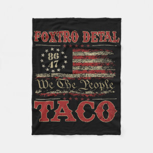 Wir Das Volk Taco Foxtrot Delta Taco 2  Fleecedecke