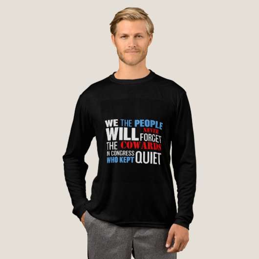 Wir das Volk... Tri-Blend Shirt (Volle Vorderseite)