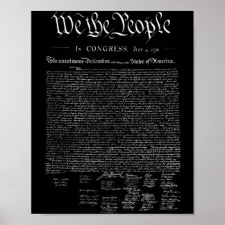 Wir das Volk _ uns Unabhängigkeitserklärung  Poster
