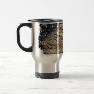 WIR DAS VOLK VINTAGE USA-FLAGGE Edelstahl-Tasse Reisebecher
