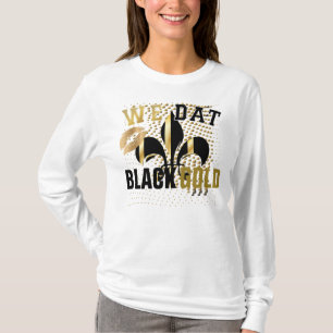 Wir datieren/Liebe/Kuss/Schwarze Goldherzen/Lilie T-Shirt