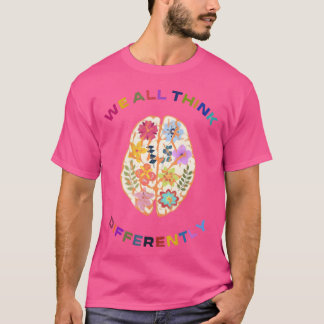 Wir denken alle anders 70er Freunde T-Shirt