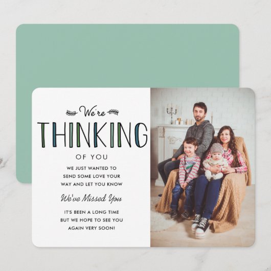 Wir denken an dich (Vorne/Hinten)