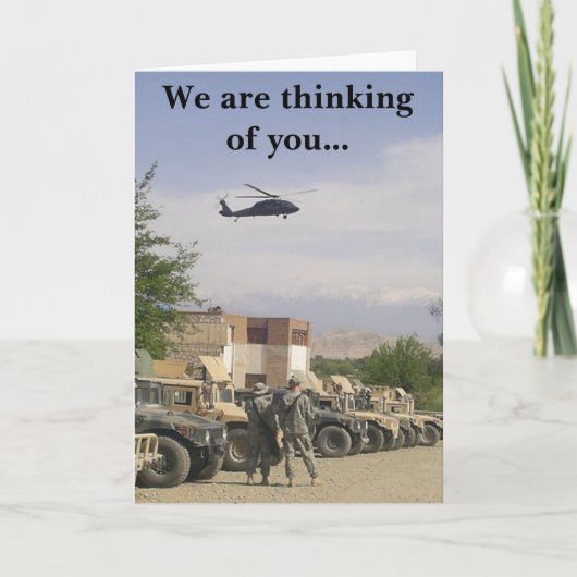 Wir denken an dich... karte (Vorderseite)
