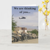 Wir denken an dich... karte (Gelbe Blume)