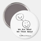 Wir denken über 3" Magnet (Vorderseite/Rückseite)