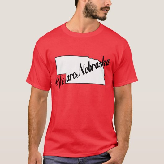 Wir der Männer sind Stolz-T-Shirt Nebraska Husker T-Shirt (Vorderseite)