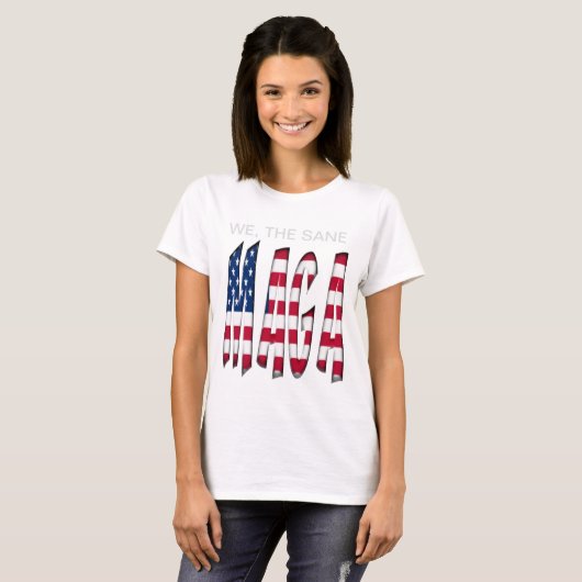Wir, der Sane, machen Amerika wieder zum großen, l T-Shirt (Vorne ganz)