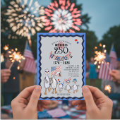 Wir die Alberne Gänse 250. Funny Celebration Einladung