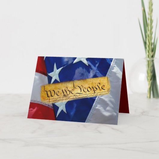 Wir, die amerikanische Flagge (Vorderseite)