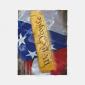 Wir, die amerikanische Flagge Fleecedecke (Vorderseite)