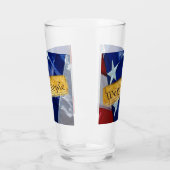 Wir, die amerikanische Flagge Glas (Links)