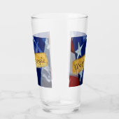 Wir, die amerikanische Flagge Glas (Rechts)