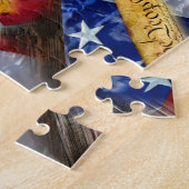 Wir, die amerikanische Flagge Puzzle (Seite)