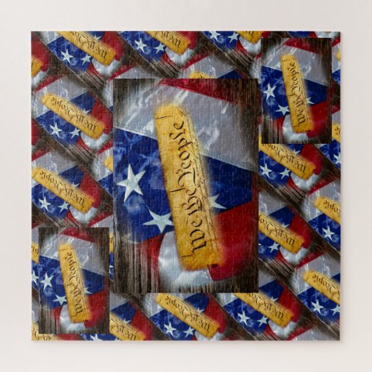 Wir, die amerikanische Flagge Puzzle (Vertikal)