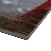 Wir, die amerikanische Flagge Schneidebrett (Ecke)