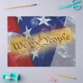 Wir, die amerikanische Flagge Seidenpapier (Basteln)