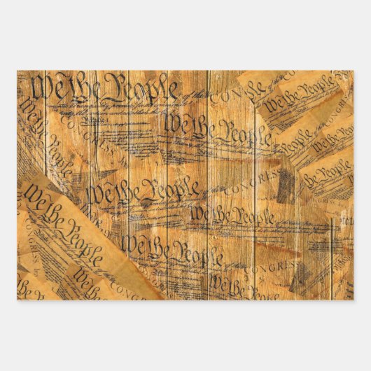Wir, die amerikanische Verfassung Geschenkpapier Set (Vorderseite 2)