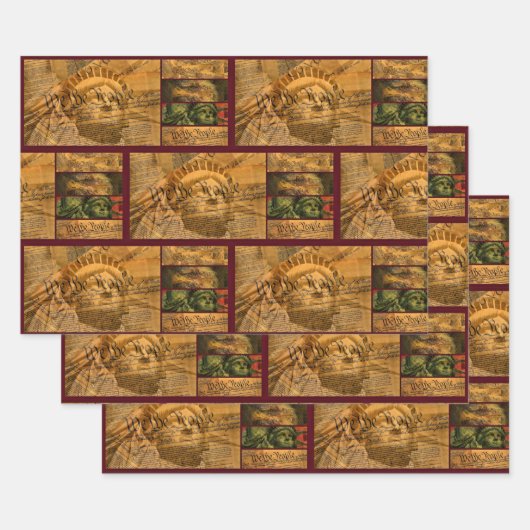 Wir, die amerikanische Verfassung Geschenkpapier Set (Set)