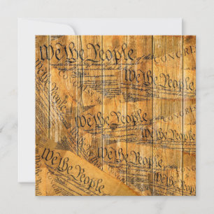 Wir, die amerikanische Verfassung - Note Card Mitteilungskarte