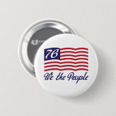 Wir die Leute '76 Button (Vorne & Hinten)
