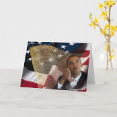 Wir die Leute… Barack Obama u. die Konstitution Karte (Gelbe Blume)