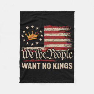 Wir, die Leute, die in Amerika nichts Gewollt habe Fleecedecke