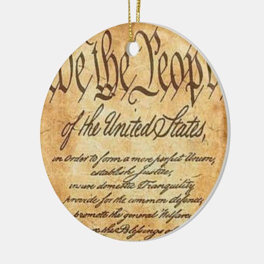 Wir die Leute Keramik Ornament (Links)