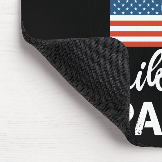 Wir, die Leute mögen das Party Patriotic 4. Juli Mousepad (Ecke)