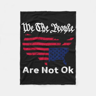 Wir, die Leute sind nicht in Ordnung, grunge nach  Fleecedecke