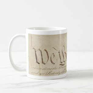 "Wir die Leute" US-Konstitutions-Tasse Kaffeetasse