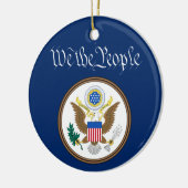 Wir die Leute-Verzierung Keramikornament (Links)