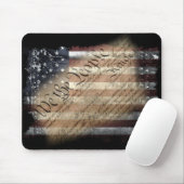 Wir die Leute-Vintage amerikanische Flagge Mousepad (Mit Mouse)