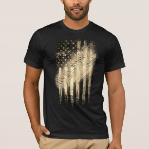 WIR die LEUTE Vintage amerikanische Flagge T-Shirt
