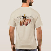 Wir-die-Leute-Washington-Farbe T-Shirt (Rückseite)